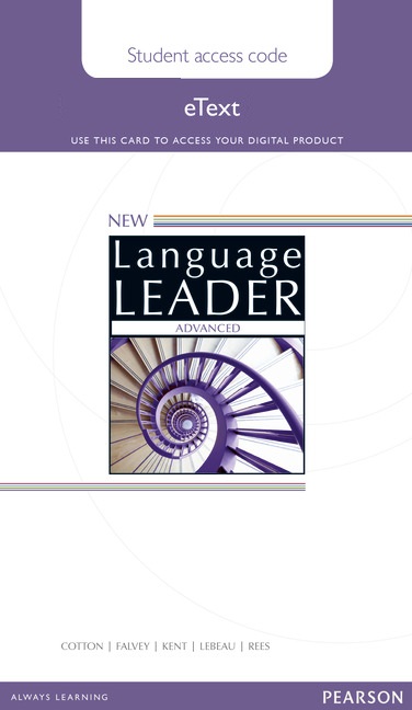 New Language Leader Advanced eText / Электронная версия учебника