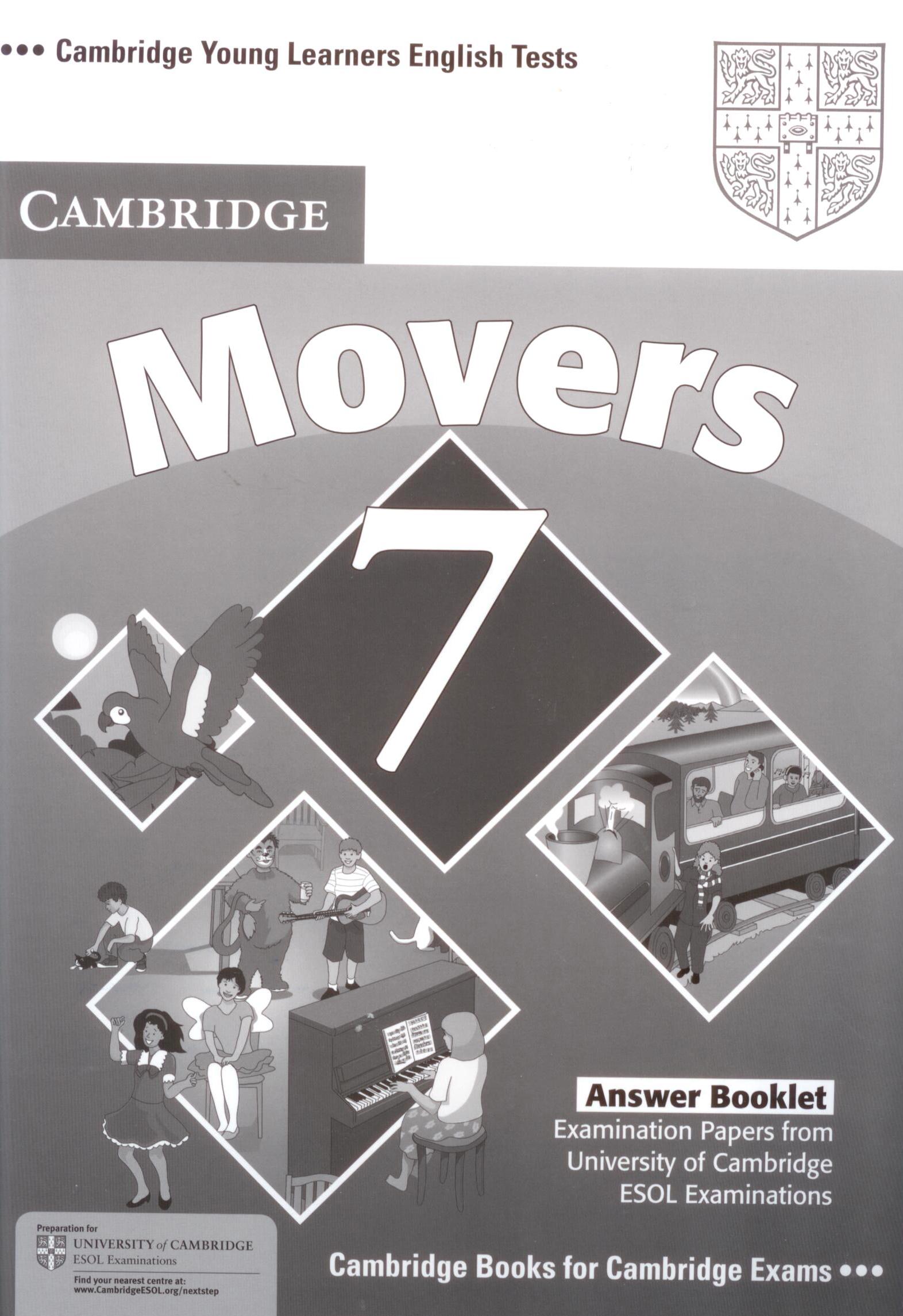 Movers 7 Answer Booklet / Ответы