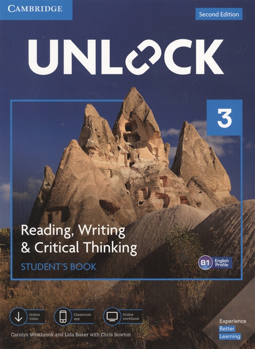 Unlock (Second Edition) 3 Reading, Writing and Critical Thinking Student's Book / Учебник + онлайн тетрадь