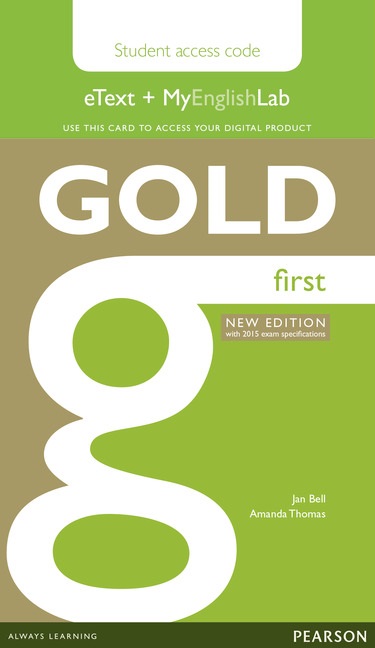 Gold First eText + MyEnglishLab / Электронная версия учебника + онлайн-практика