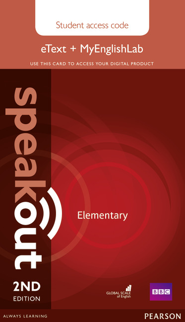 Speakout 2nd Edition Elementary eText  MyEnglishLab  Электронная версия учебника  онлайнпрактика