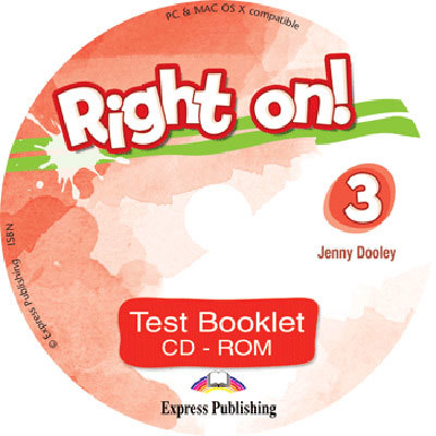 Right On! 3 Test Booklet CD-ROM / Аудиодиск к тестам