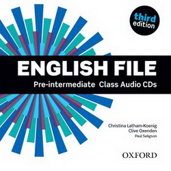 Third Edition English File Pre-Intermediate Class Audio CDs / Аудиодиски