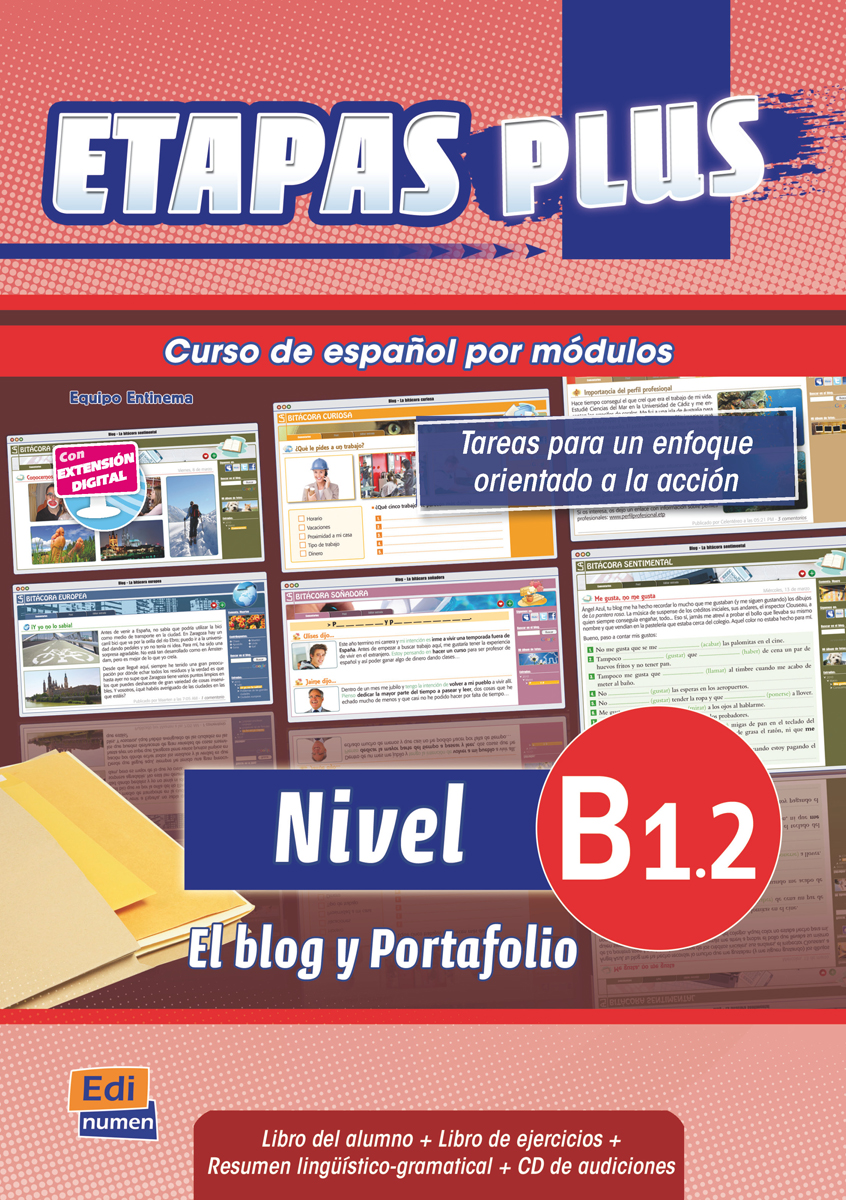 Etapas Plus B1.2 Libro del alumno + Libro de ejercicios / Учебник