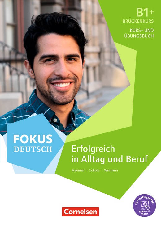 Fokus Deutsch B1+ Kurs- und Ubungsbuch / Учебник + тетрадь