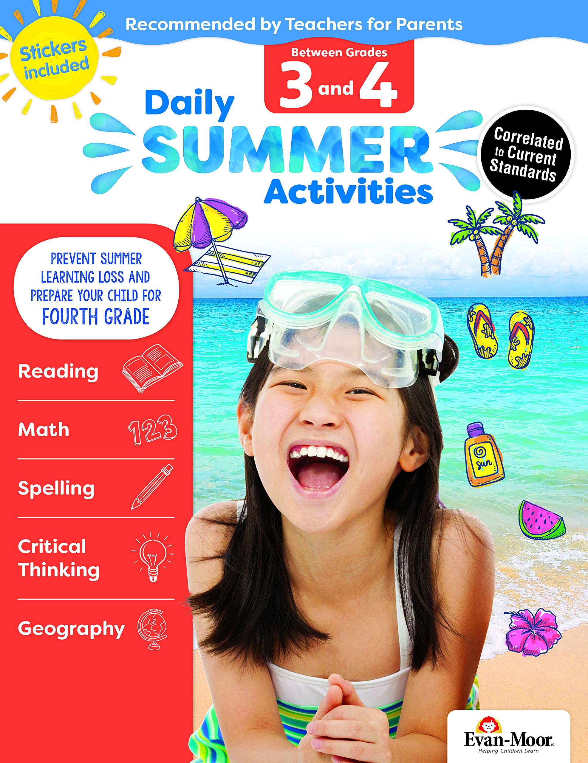 Daily Summer Activities Activity Book (Grades 3-4) / Рабочая тетрадь