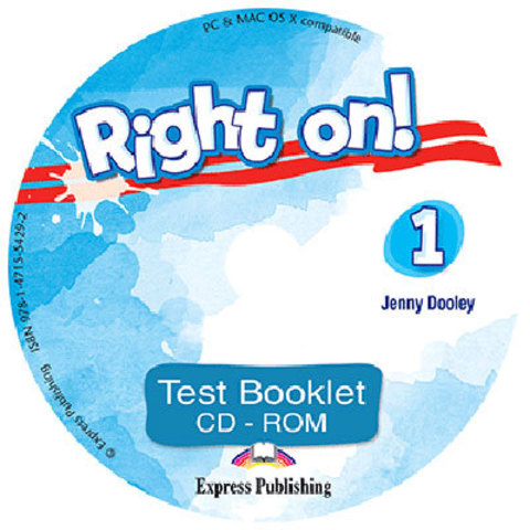 Right On! 1 Test Booklet CD-ROM / Аудиодиск к тестам