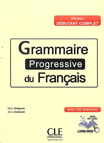 Grammaire Progressive du Francais Debutant complet Livre + Audio CD + Livre-Web / Учебник