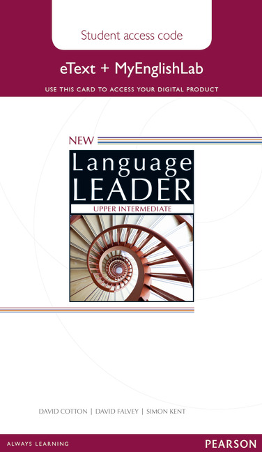New Language Leader Upper-Intermediate eText + MyEnglishLab / Электронная версия учебника + онлайн-практика