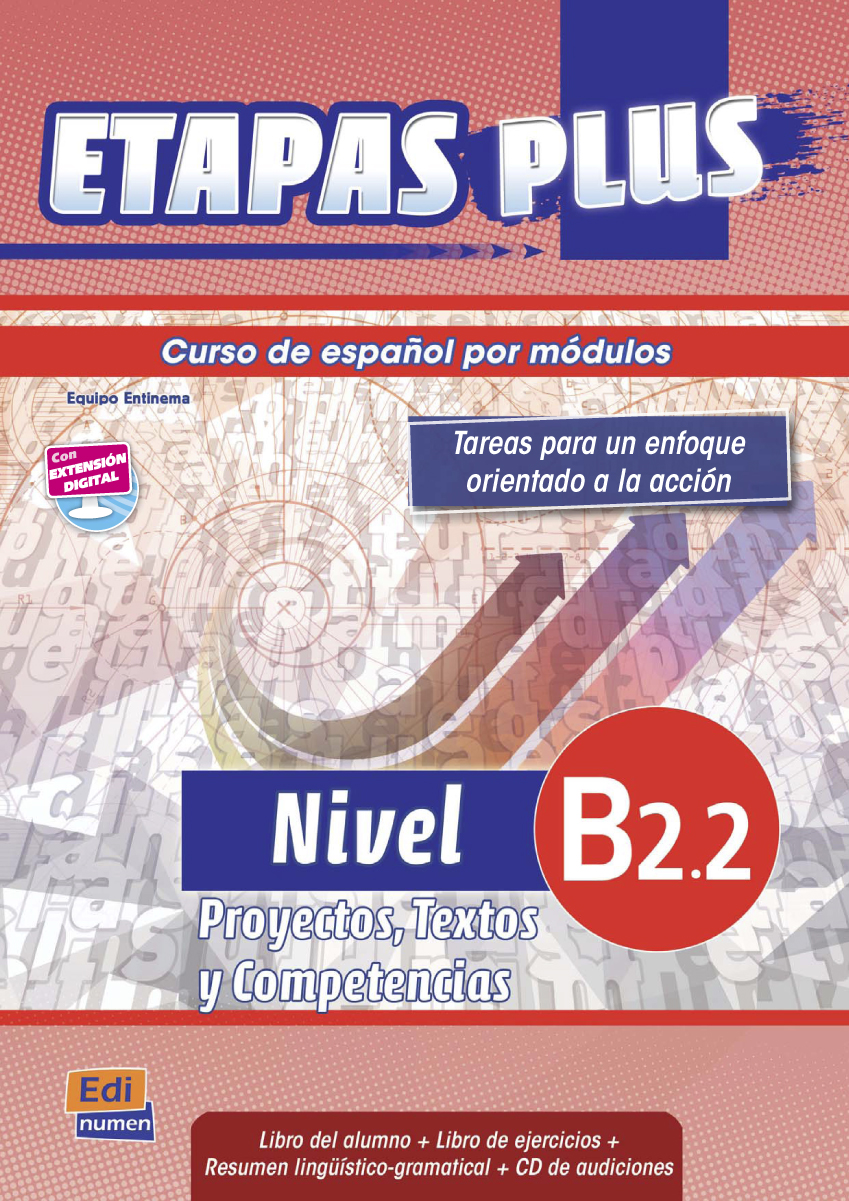 Etapas Plus B2.2 Libro del alumno + Libro de ejercicios / Учебник