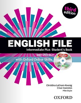 Third Edition English File Intermediate (Plus) Student's Book + iTutor DVD-ROM + Online Skills / Учебник + диск + онлайн-код