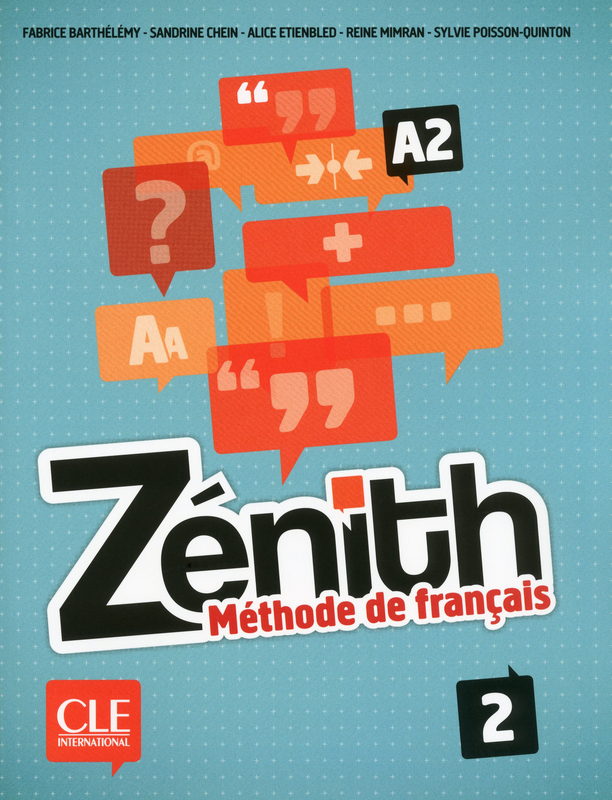 Zenith 2 Methode de francais + CD audio / Учебник