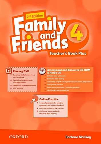 Family and Friends 2nd Edition 4 Teacher's Book Plus DVD Книга для учителя