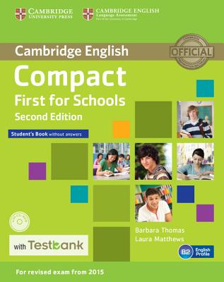 Compact First for Schools Student's Book + CD-ROM + Testbank / Учебник + тесты - 1