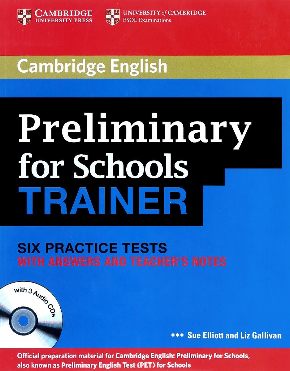 Preliminary for Schools Trainer + Answers + Audio CDs / Тесты + ответы + аудиодиски