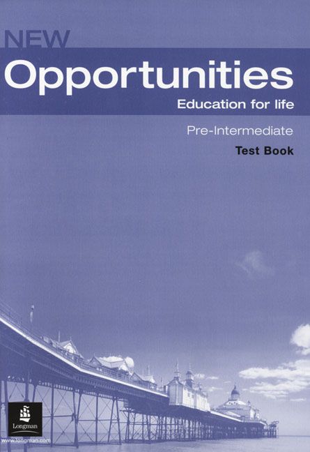 New Opportunities Pre-Intermediate Test Book + Audio CD / Тесты + аудиодиск