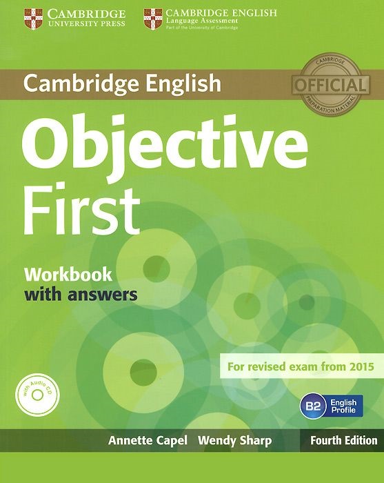 Objective First Workbook + Audio CD + Answers / Рабочая тетрадь + ответы