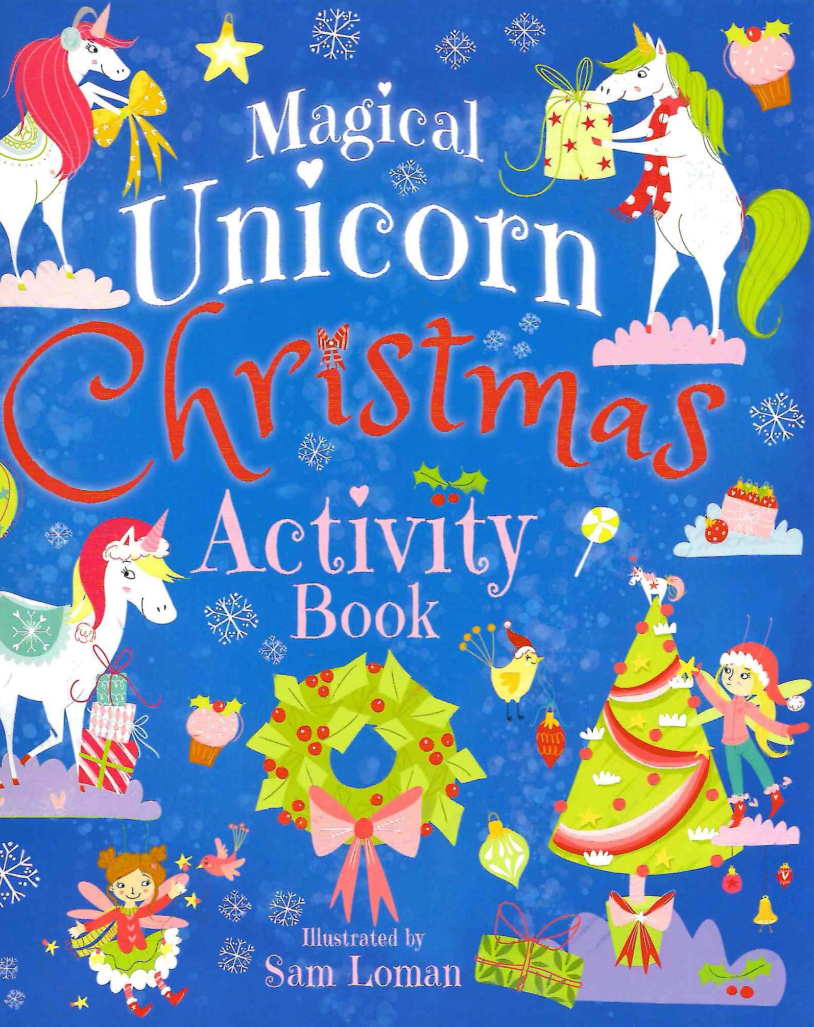 Magical Unicorn Christmas Activity Book