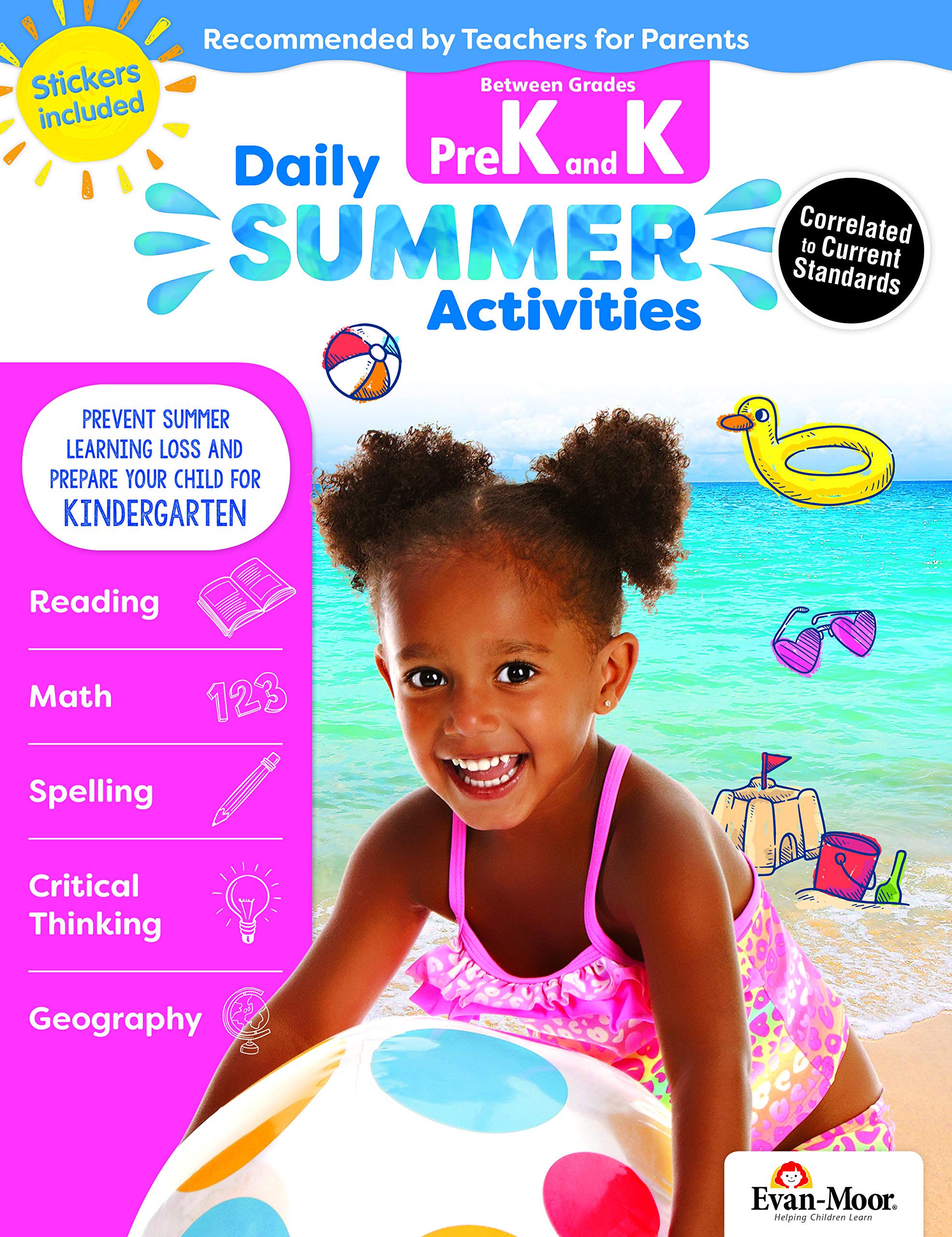 Daily Summer Activities Activity Book (Grades PreK-K) / Рабочая тетрадь