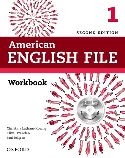 American English File (Second Edition) 1 Workbook + iChecker CD-ROM / Рабочая тетрадь