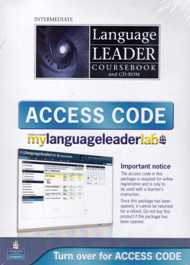 Language Leader Intermediate Coursebook + CD-ROM + Access Code / Учебник + онлайн-доступ