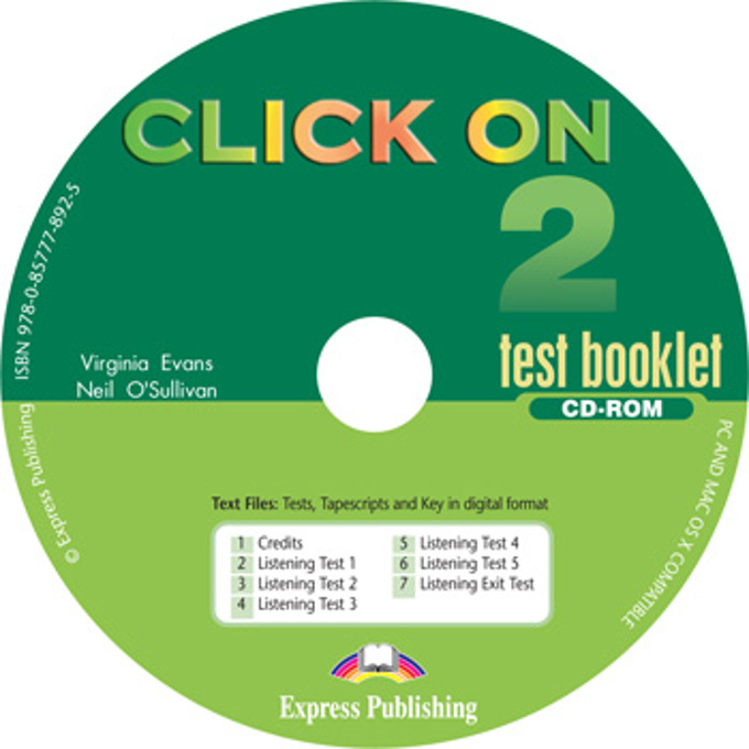 Click On 2 Test CD-ROM / Диск с тестами