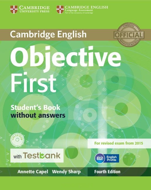 Objective First Student's Book + CD-ROM + Testbank / Учебник + тесты