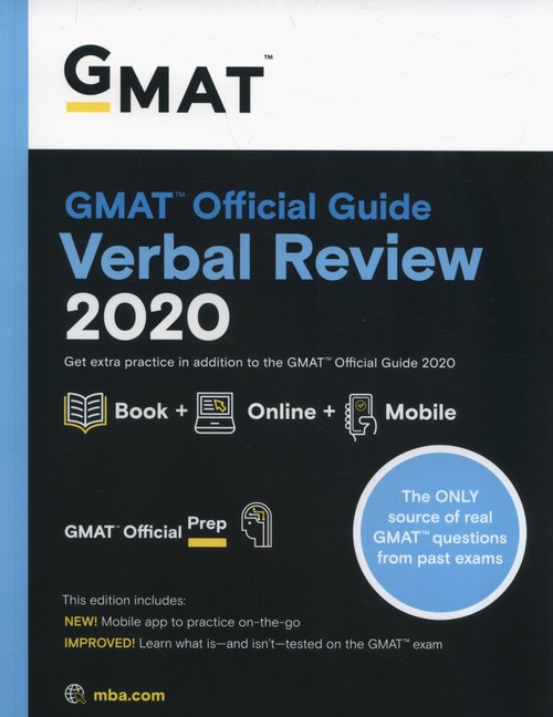 GMAT Official Guide 2020 Verbal Review + Online