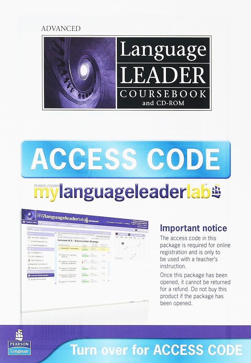 Language Leader Advanced Coursebook + CD-ROM + Access Code / Учебник + онлайн-доступ
