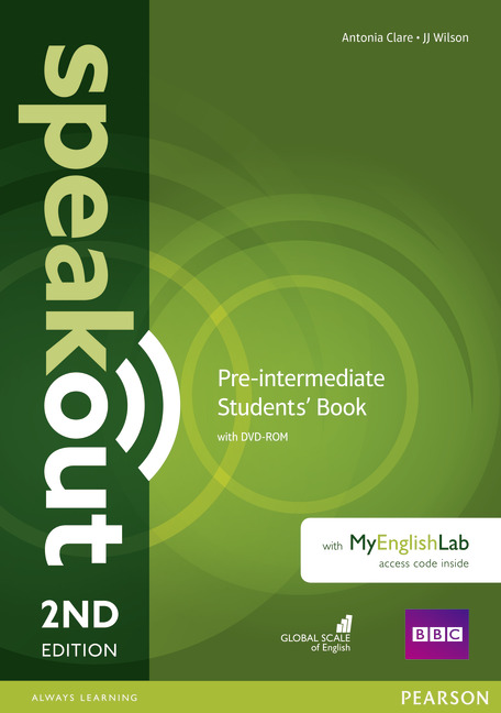 Speakout 2nd edition Pre Intermediate Plus Students' Book with MyEnglishLab and DVD  Учебник c онлайн кодом и DVD