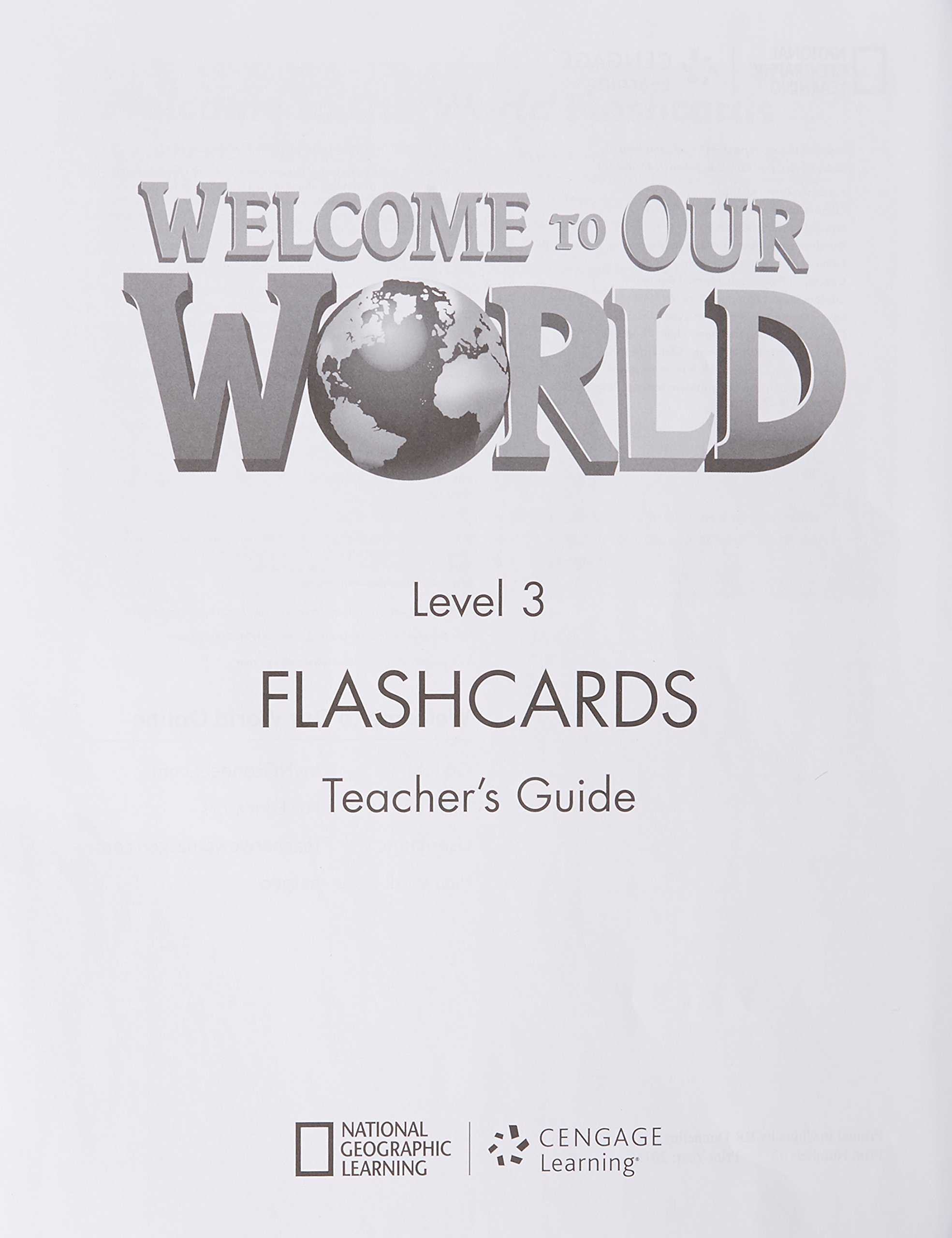 Welcome to Our World 3 Flash Cards / Флешкарты