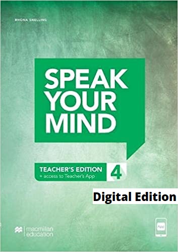 Speak Your Mind 4 Digital Teacher's Edition / Код для учителя