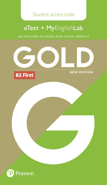 Gold (New Edition) B2 First eText + MyEnglishLab / Электронная версия учебника + онлайн-практика