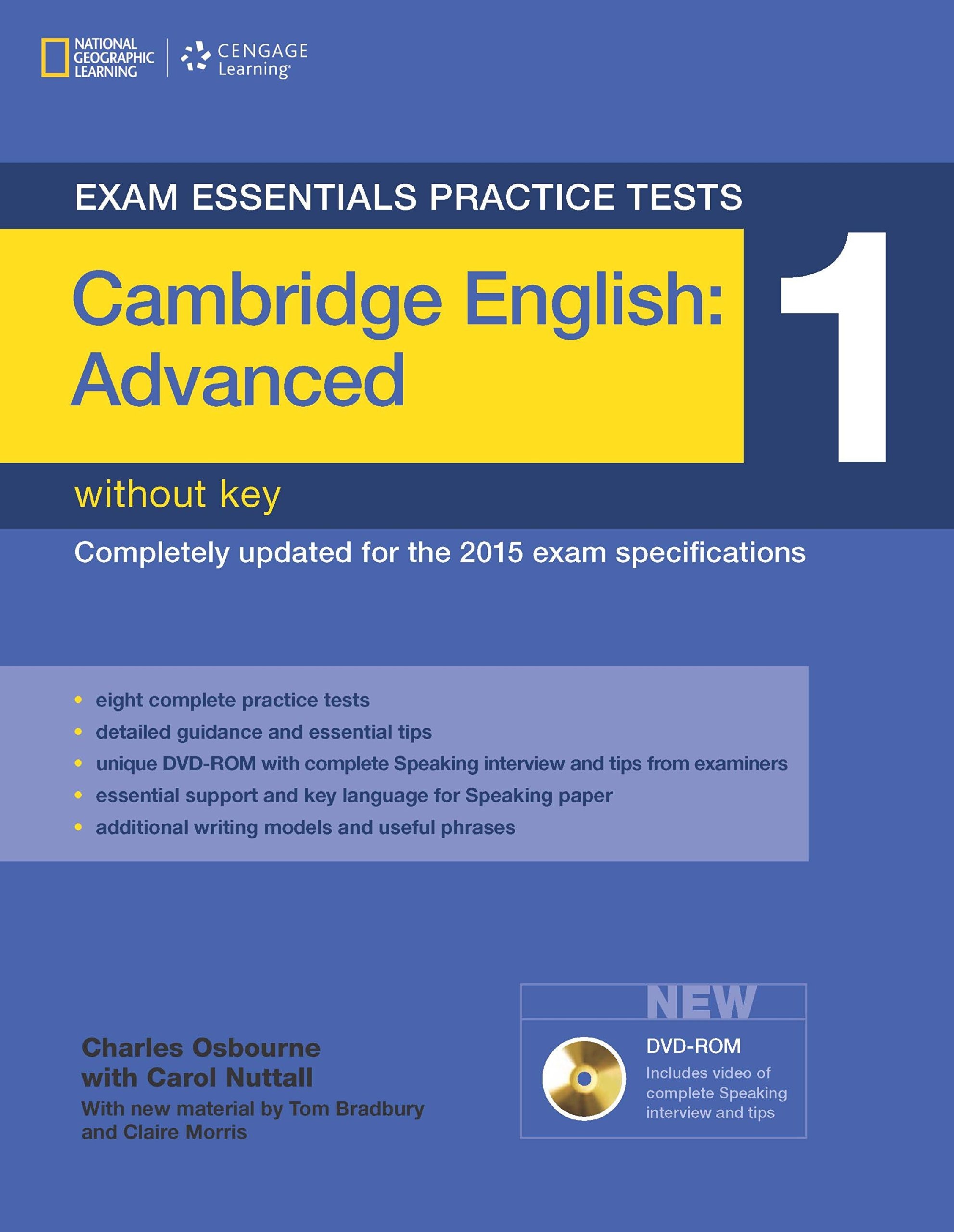 Exam Essentials Practice Tests Cambridge English: Advanced 1 + DVD-ROM / Тесты