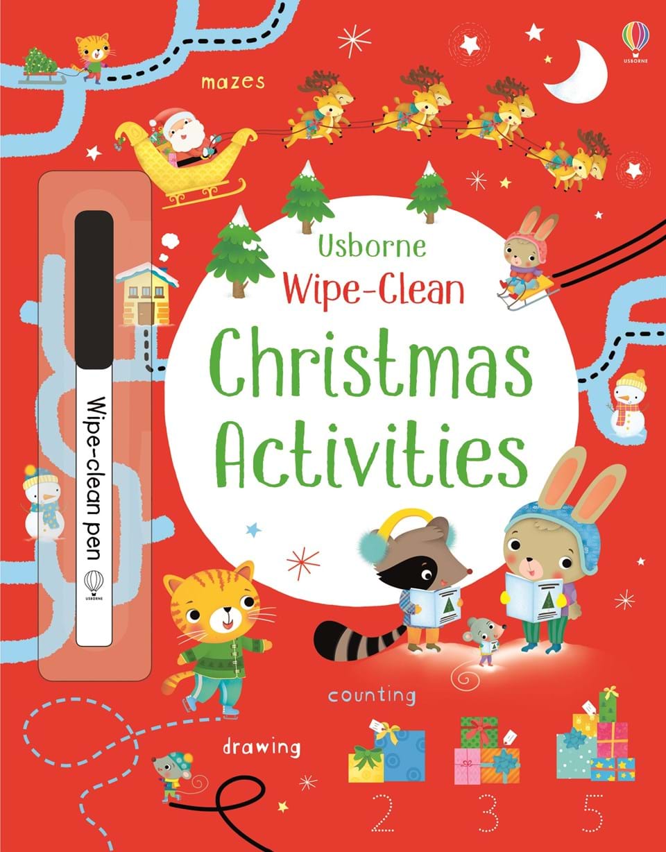 Usborne Wipe-Clean Christmas activities