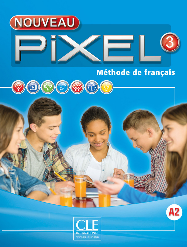 Nouveau Pixel 3 Methode de francais + DVD-ROM / Учебник