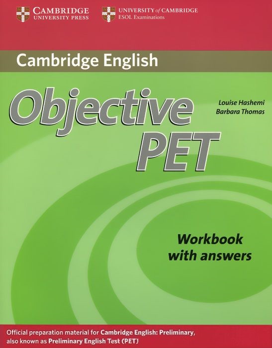 Objective PET Workbook + Answers / Рабочая тетрадь + ответы