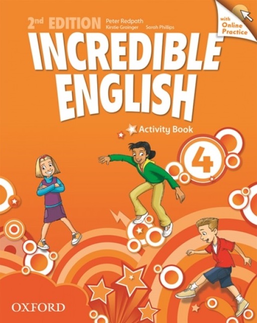 Incredible English (Second Edition) 4 Activity Book + Online Practice / Рабочая тетрадь + онлайн-код