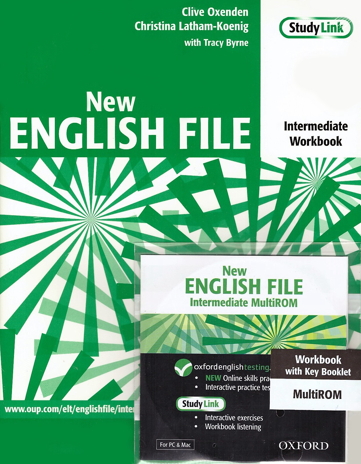 New English File Intermediate Workbook + MultiROM + Key / Рабочая тетрадь + диск + ответы