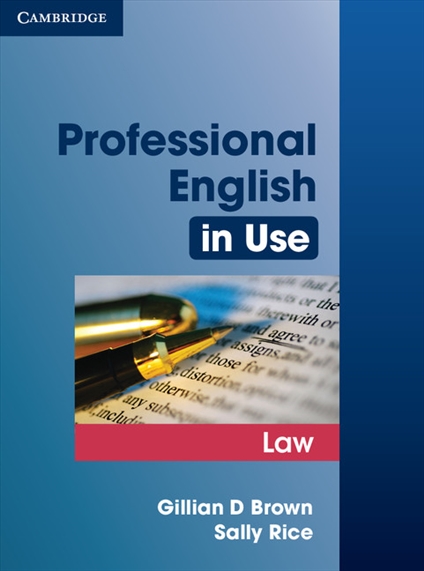 Professional English in Use Law + Answers / Учебник + ответы