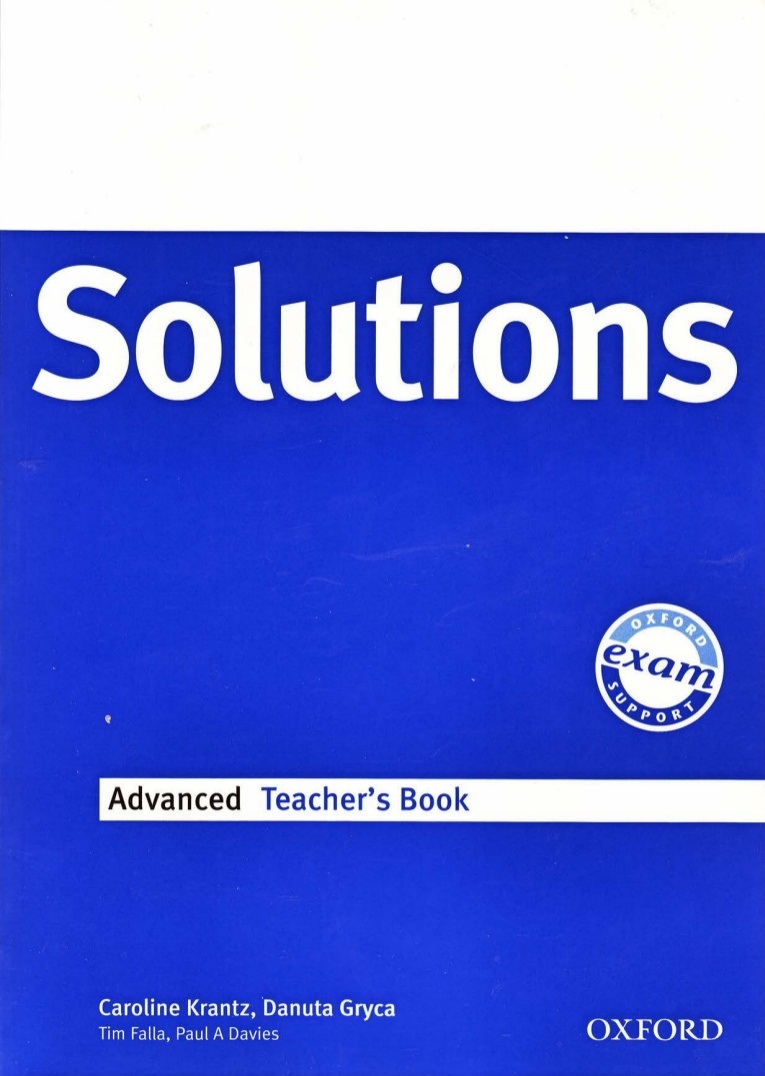 Solutions Advanced Teacher's Book  Книга для учителя