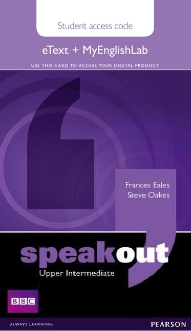Speakout 1st edition UpperIntermediate eText  MyEnglishLab  Электронная версия учебника  онлайнпрактика