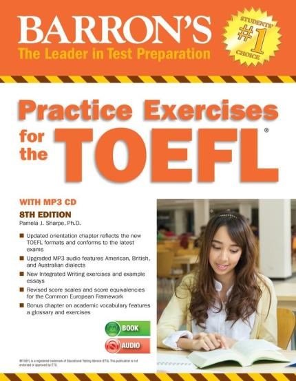 Practice Exercises for the TOEFL + Audio CD (8th Edition)