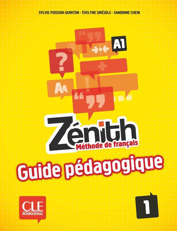 Zenith 1 Guide pedagogique / Книга для учителя