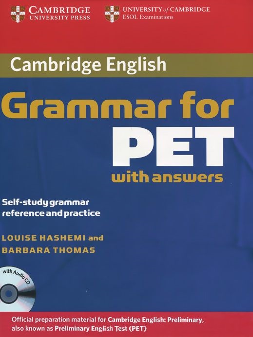 Cambridge Grammar for PET + Answers + Audio CD