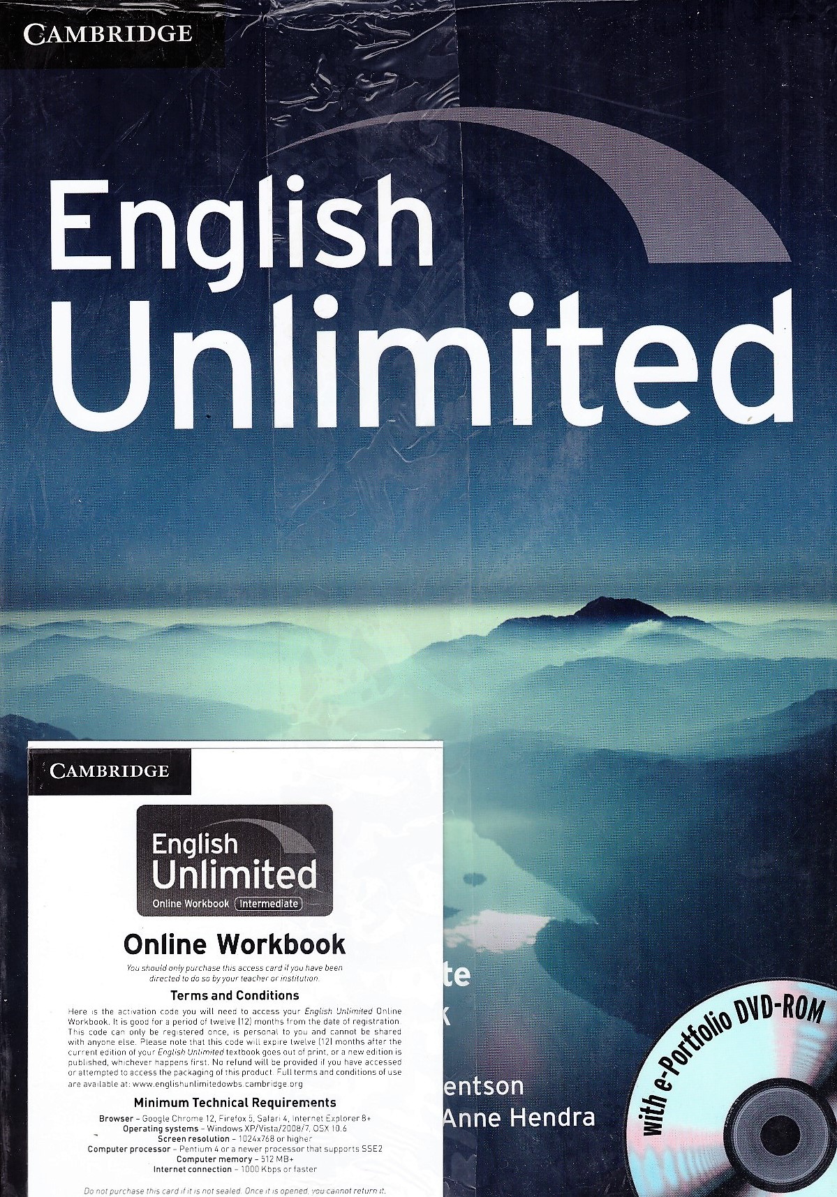 English Unlimited Intermediate B1+ Coursebook Pack / Учебник + онлайн тетрадь