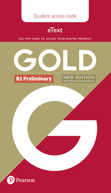 Gold (New Edition) Preliminary  eText / Электронная версия учебника