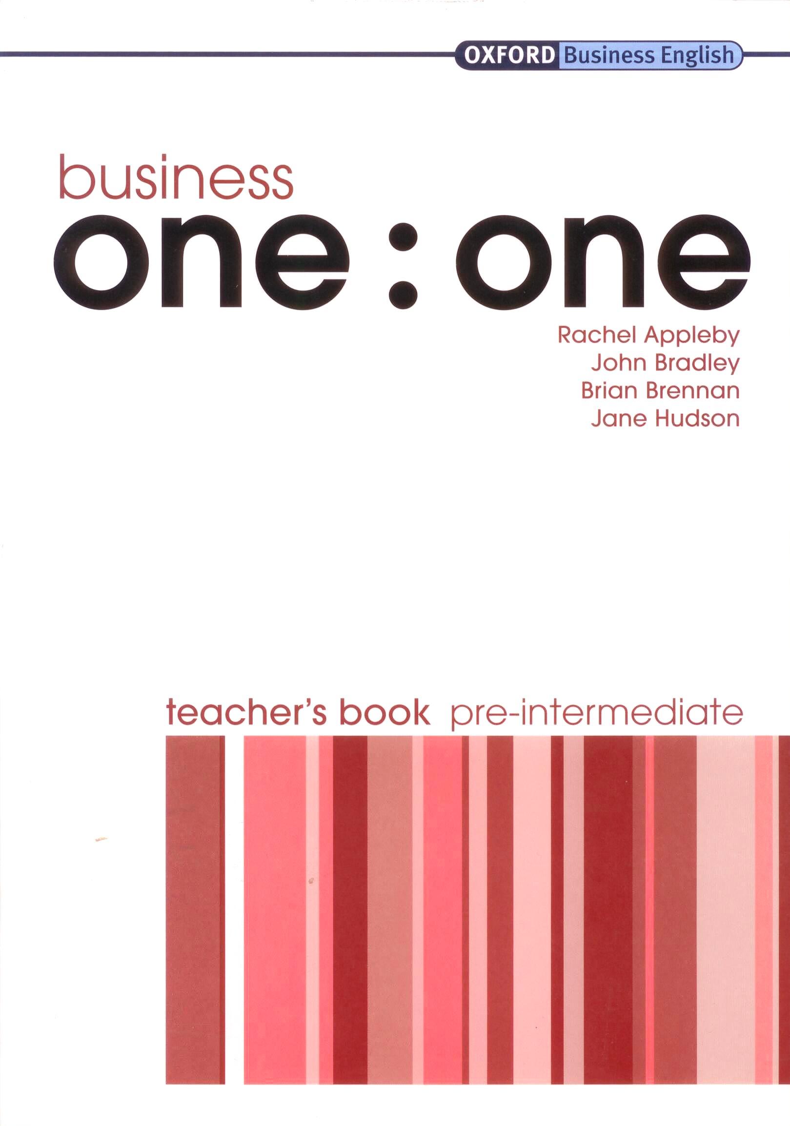 Business One : One Pre-Intermediate Teacher's Book / Книга для учителя