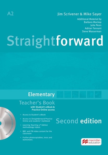Straightforward (Second Edition) Elementary Teacher's Book + Practice Online + eBook / Книга для учителя