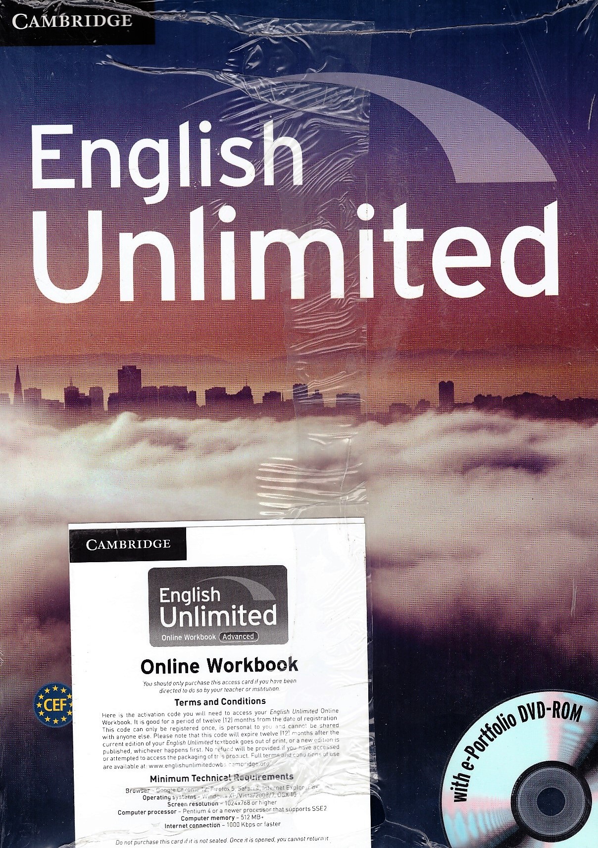English Unlimited Advanced C1 Coursebook Pack / Учебник + онлайн тетрадь